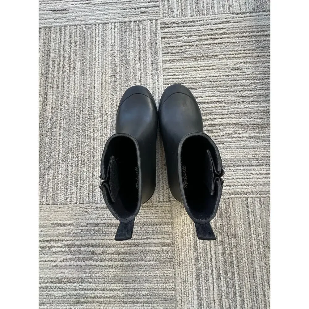 Madewell Black Rainboots / 9 - Picture 3 of 4